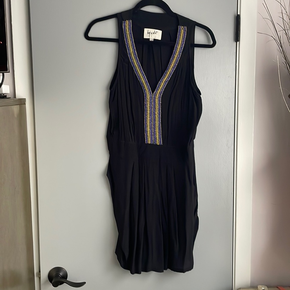 Hy & dot Beaded silk mini dress, size S